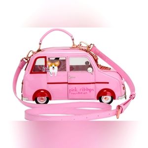 Pink Ribbon Campaign × Vendula London Pink Taxi crossbody/handbag